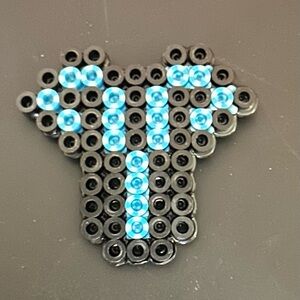 Aries zodiac sign Perler bead magnet